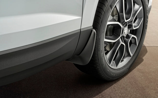 Front Mud Flaps - Karoq (WITH plastic wheel arches extensions)