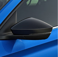 Mirror Caps, (Metallic Black) - Kamiq/Scala