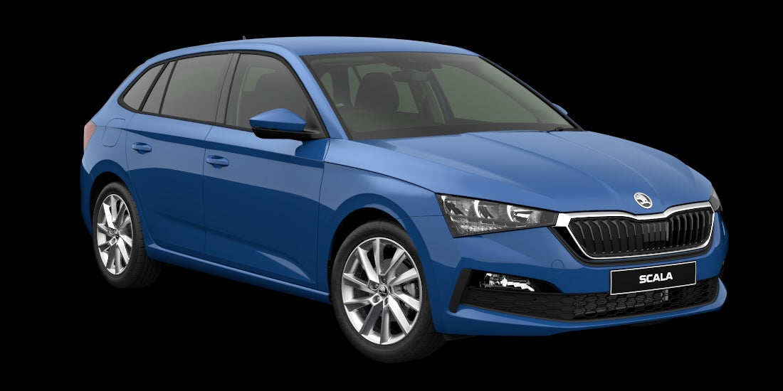 Skoda Scala, Skoda Kamiq Spiegelkappe Rechts Blau Neu!